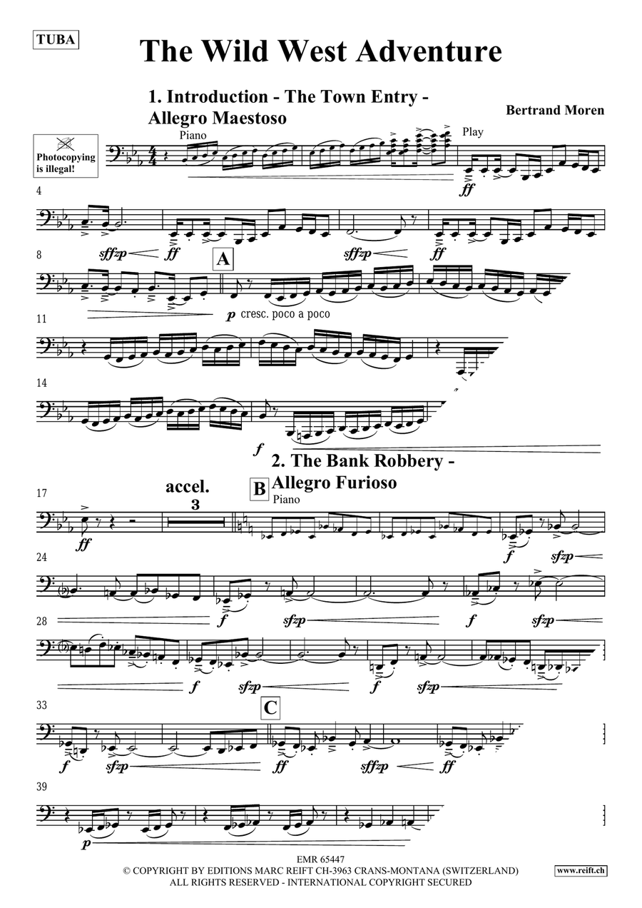 The Wild West Adventure The Wild West Adventure Tuba scores gallery preview page 4