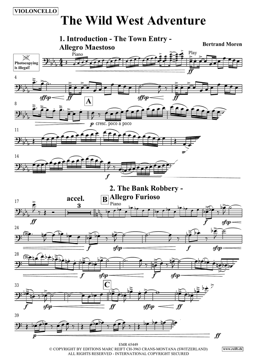 The Wild West Adventure The Wild West Adventure Piano Accompaniment scores gallery preview page 4