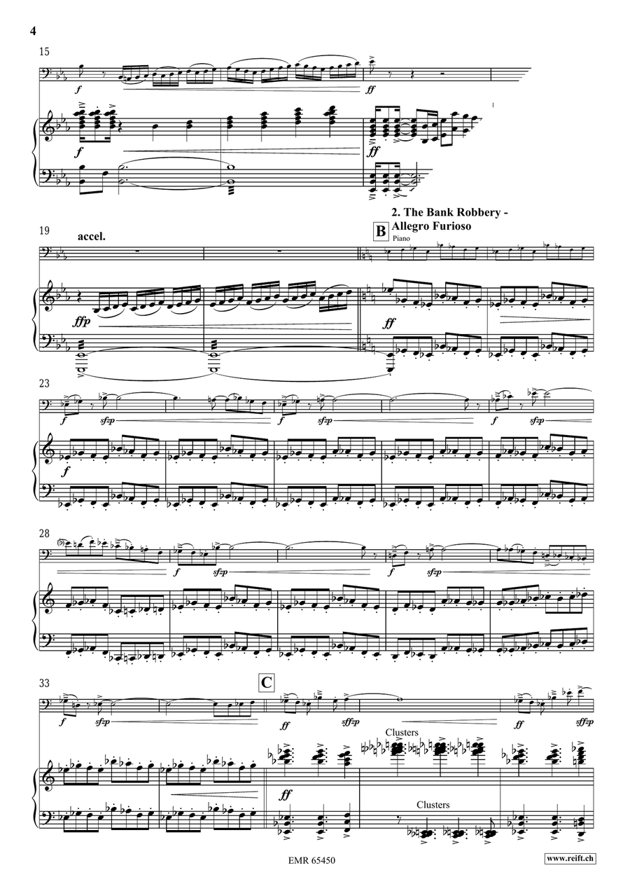 The Wild West Adventure The Wild West Adventure Double Bass scores gallery preview page 6