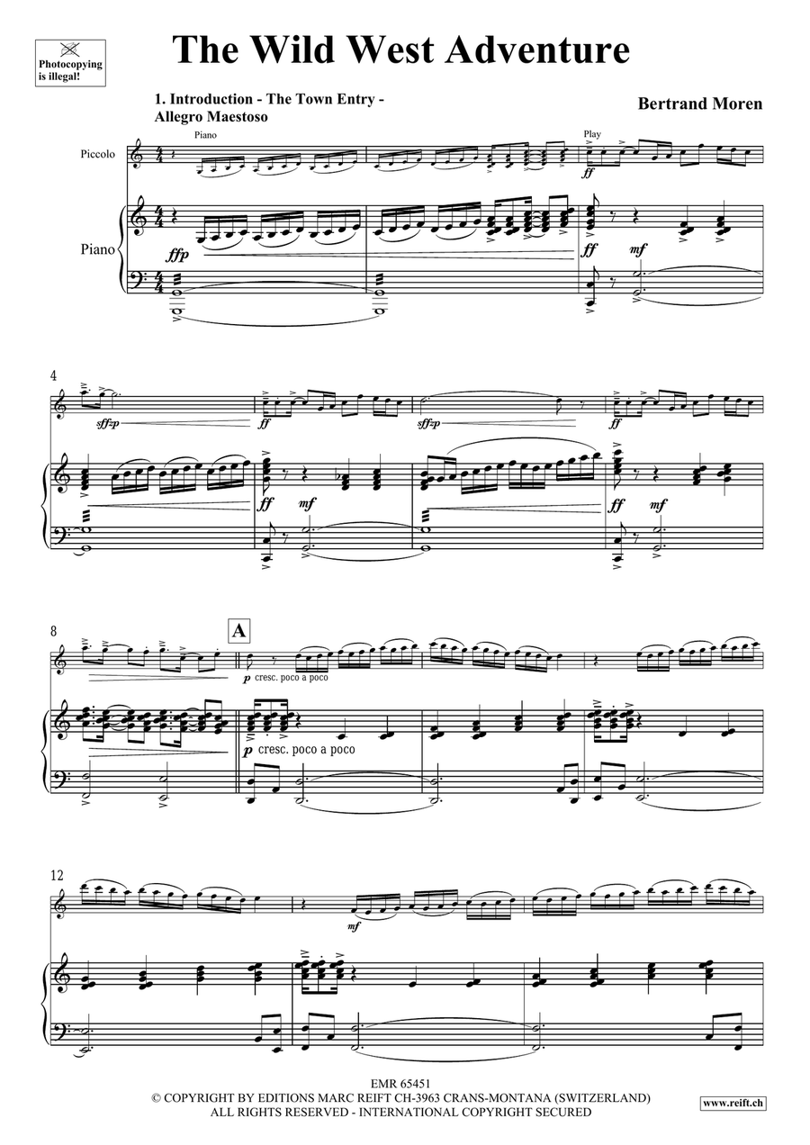 The Wild West Adventure The Wild West Adventure Piccolo scores gallery preview page 5