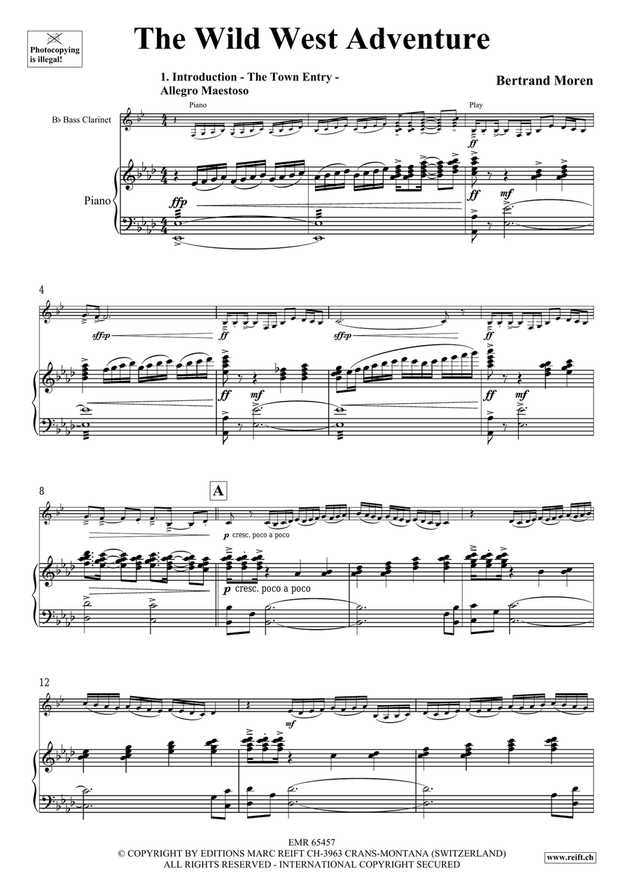 The Wild West Adventure The Wild West Adventure Bass Clarinet scores gallery preview page 5