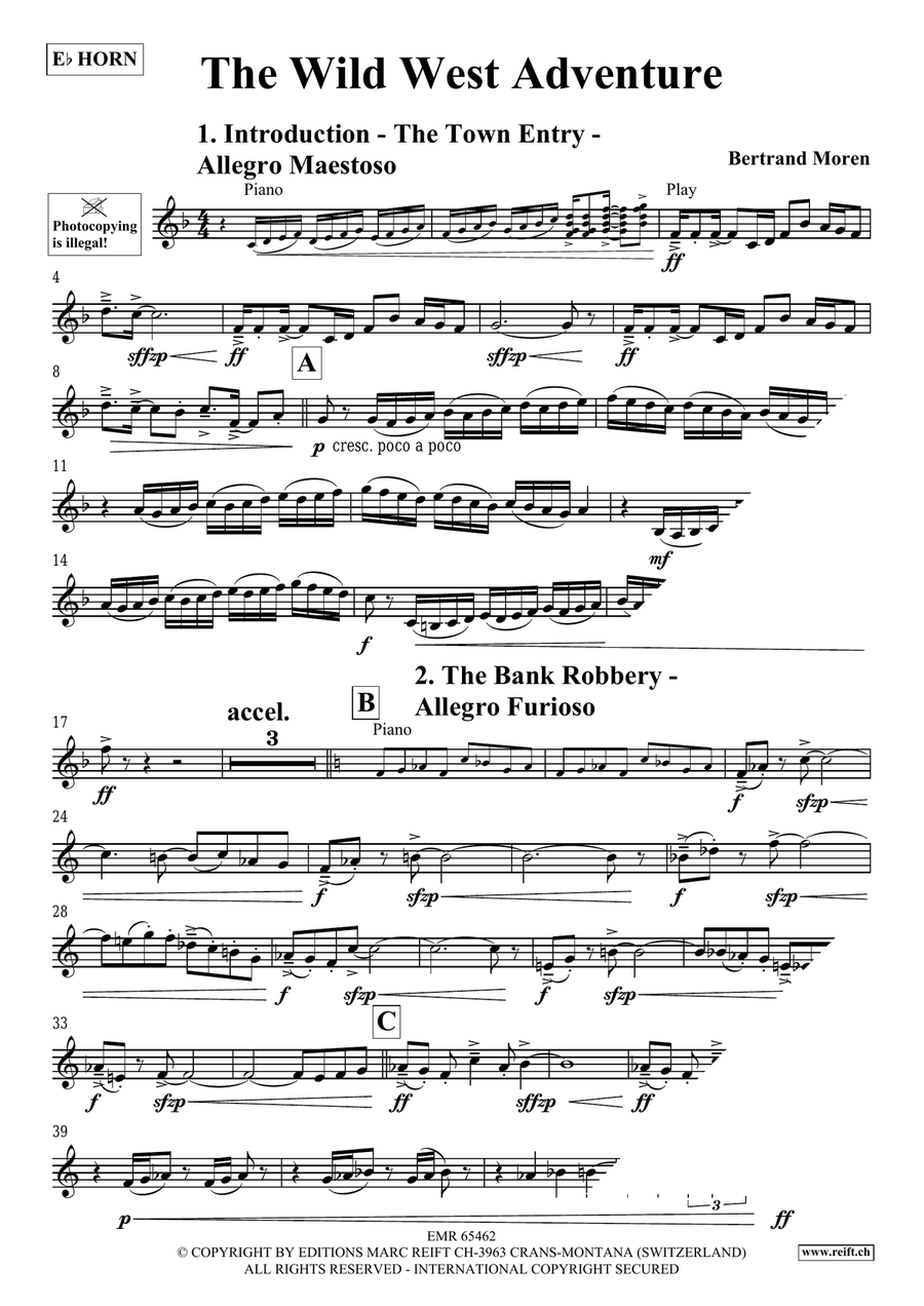 The Wild West Adventure The Wild West Adventure Horn scores gallery preview page 4