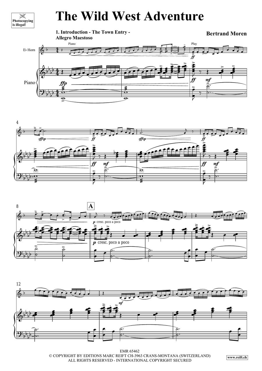 The Wild West Adventure The Wild West Adventure Horn scores gallery preview page 5