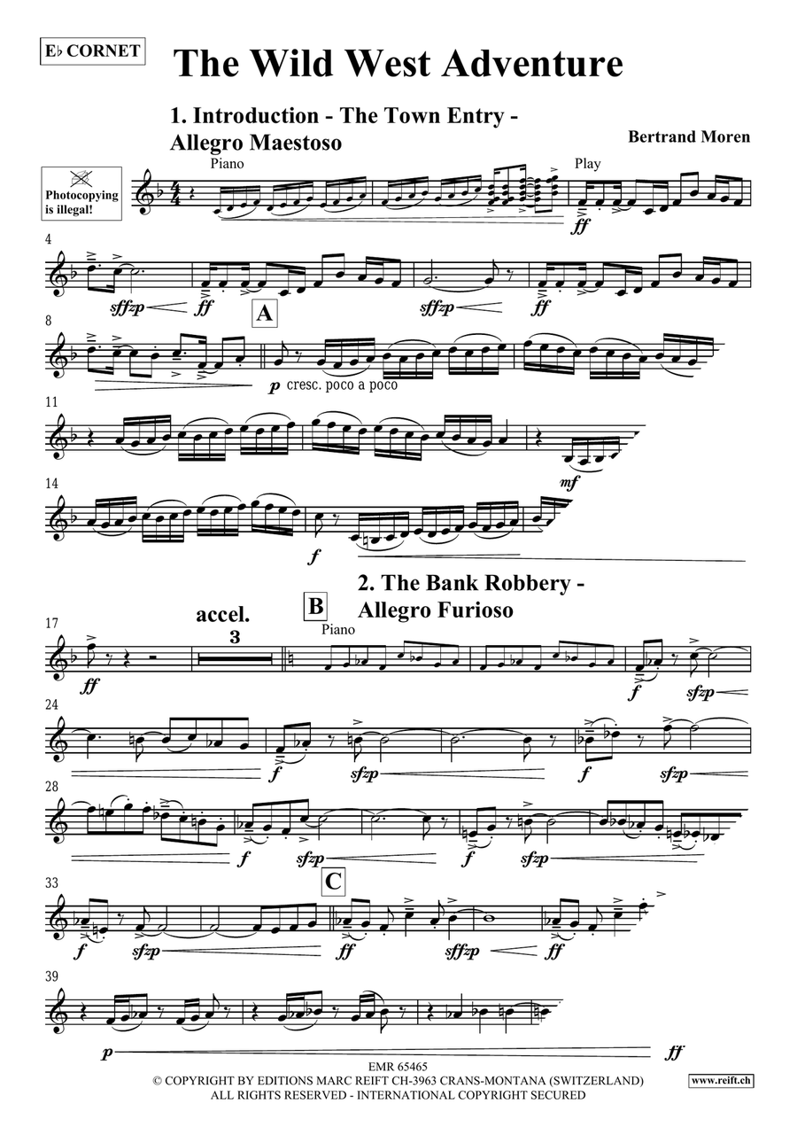 The Wild West Adventure The Wild West Adventure Cornet scores gallery preview page 4