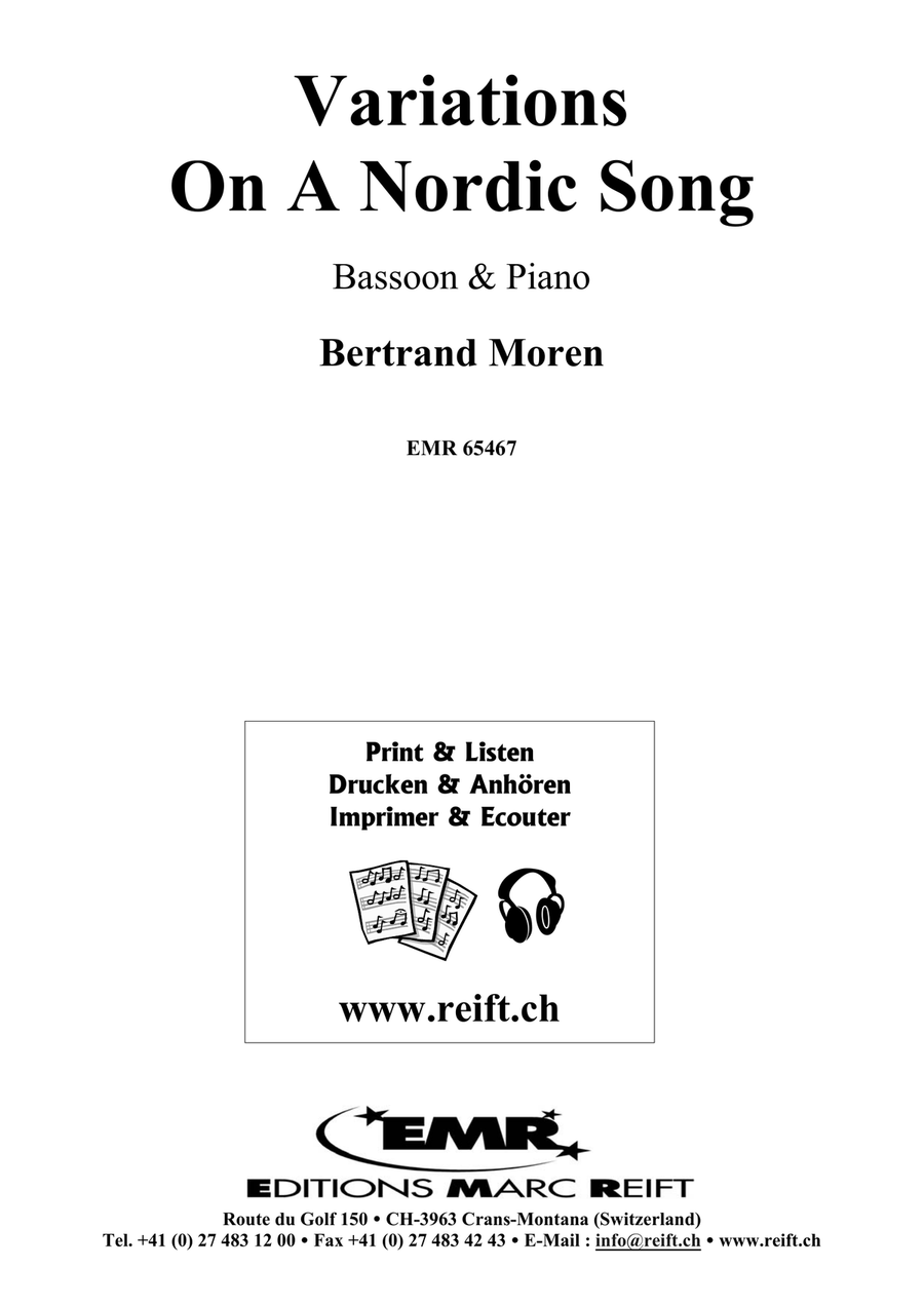 Variations On A Nordic Song Bassoon Solo scores gallery preview page 2