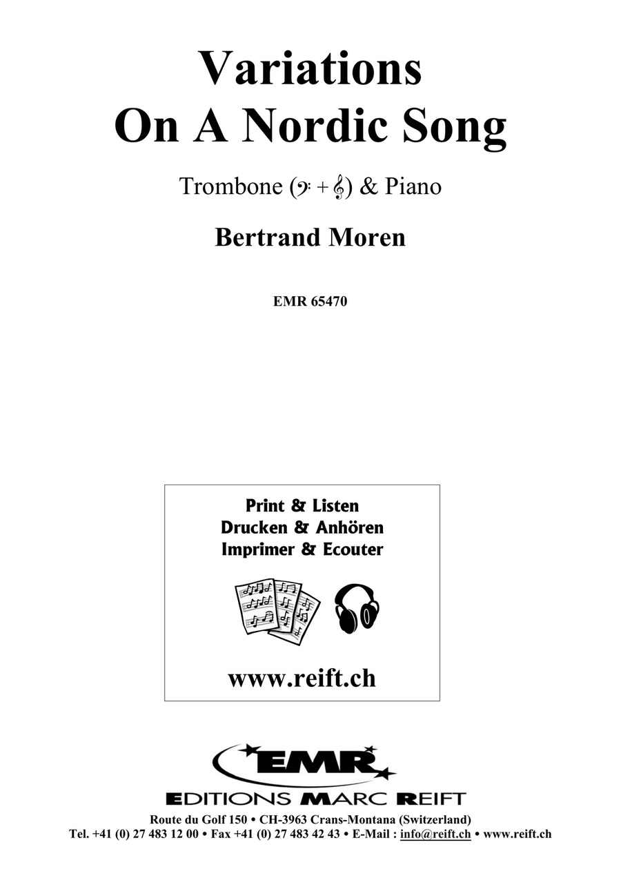 Variations On A Nordic Song Piano Accompaniment scores gallery preview page 2