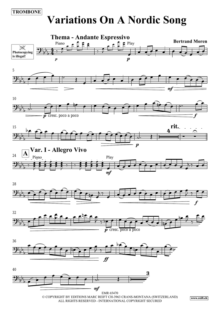 Variations On A Nordic Song Piano Accompaniment scores gallery preview page 4