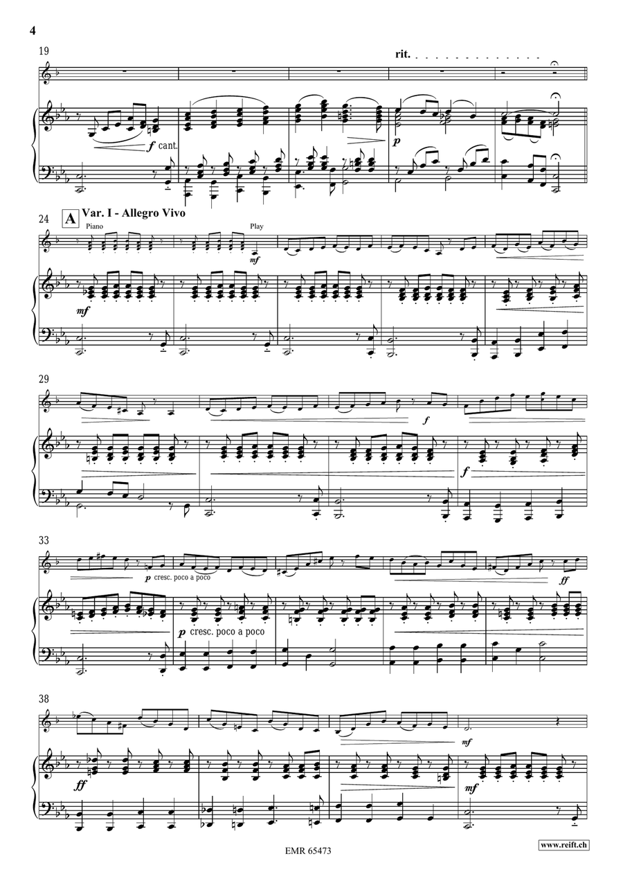 Variations On A Nordic Song Voice Solo scores gallery preview page 6