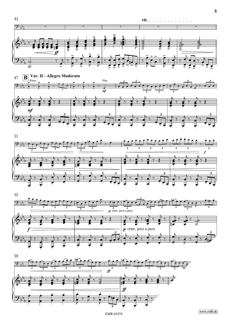 Variations On A Nordic Song Piano Accompaniment scores gallery preview page 7
