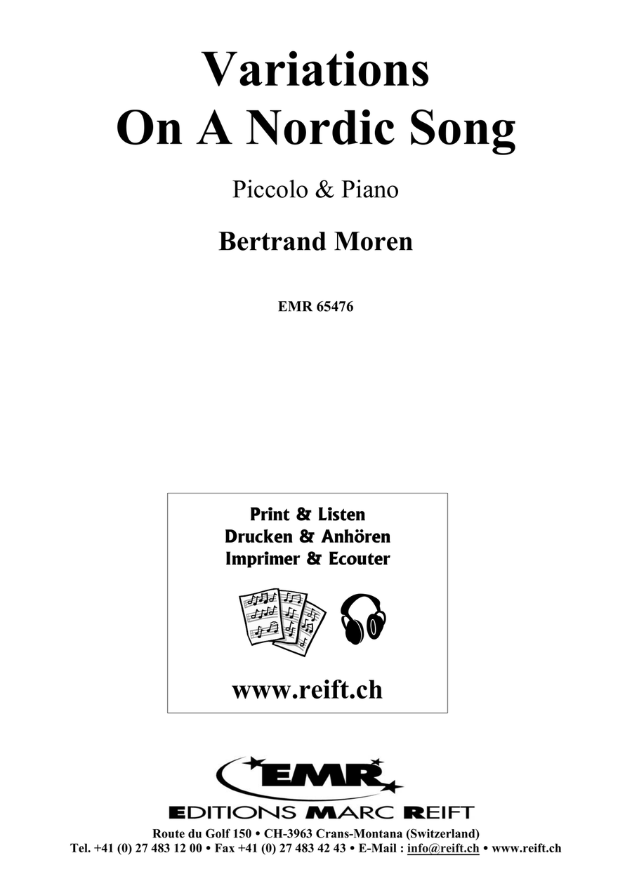Variations On A Nordic Song Piccolo scores gallery preview page 2