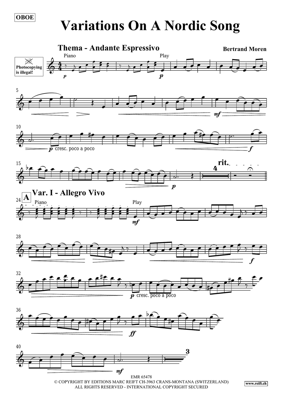 Variations On A Nordic Song Piano Accompaniment scores gallery preview page 4