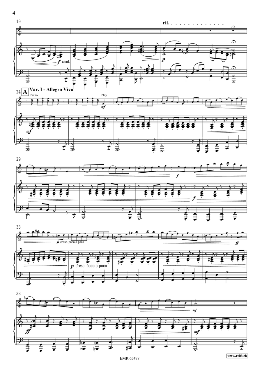 Variations On A Nordic Song Piano Accompaniment scores gallery preview page 6