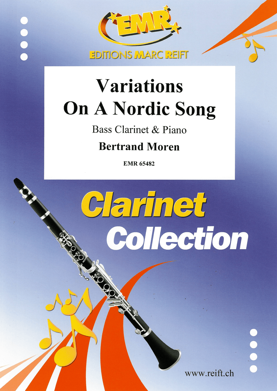 Variations On A Nordic Song Bass Clarinet scores gallery preview page 1