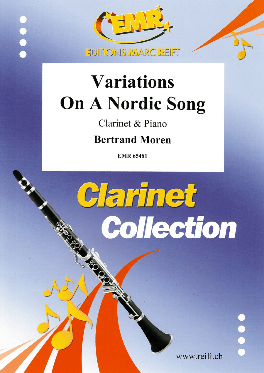 Variations On A Nordic Song Clarinet Solo scores gallery preview page 1