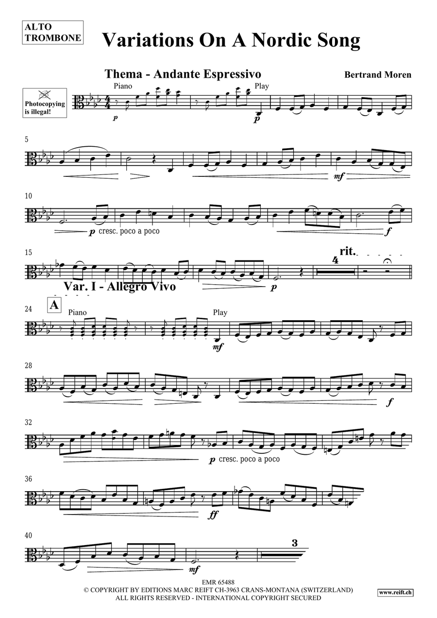 Variations On A Nordic Song Piano Accompaniment scores gallery preview page 4