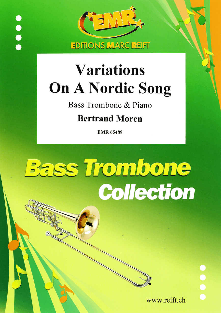 Variations On A Nordic Song Bass Trombone scores gallery preview page 1