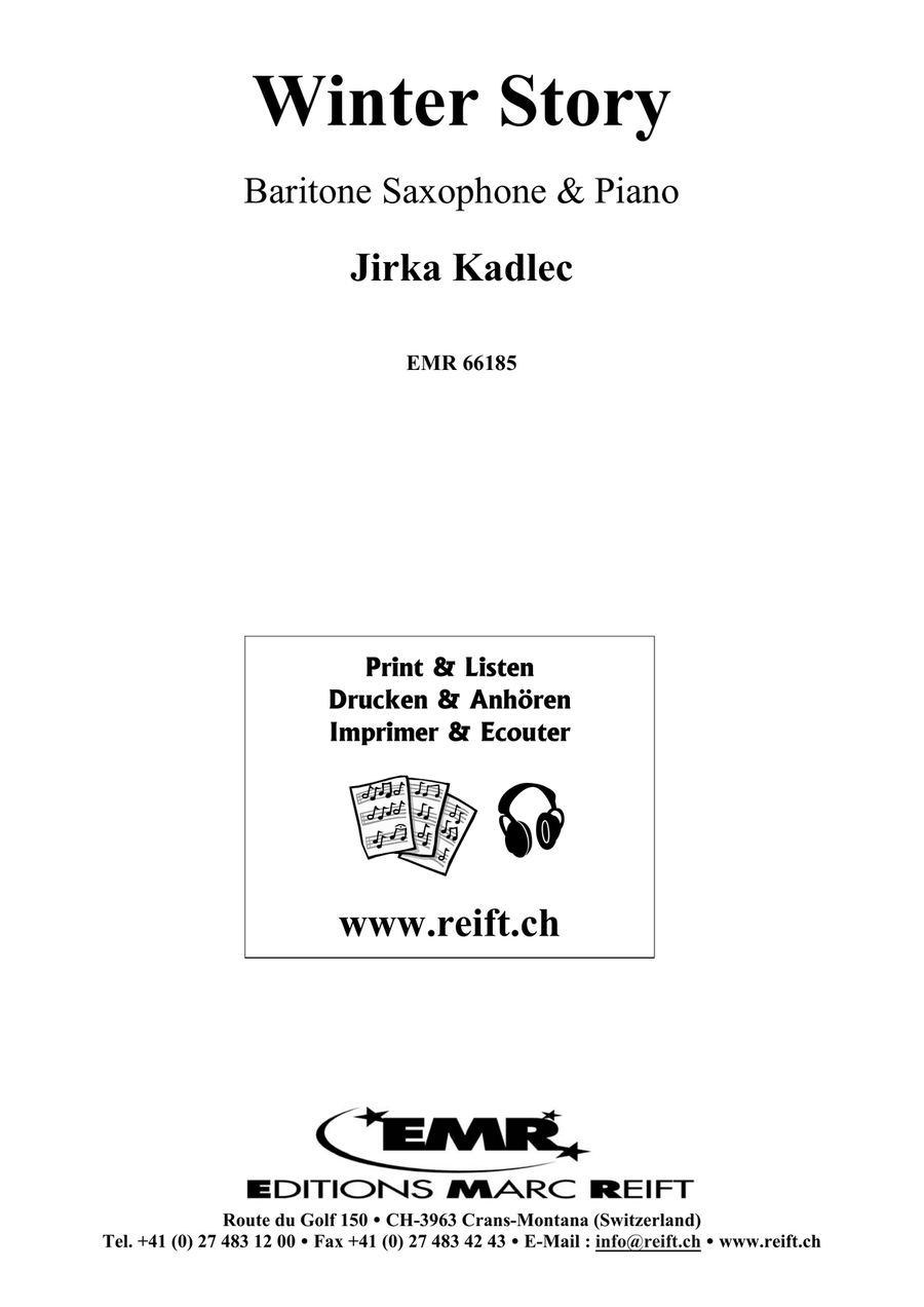 Winter Story Winter Story Baritone Saxophone scores gallery preview page 2