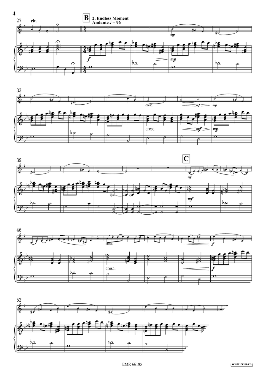 Winter Story Winter Story Baritone Saxophone scores gallery preview page 6