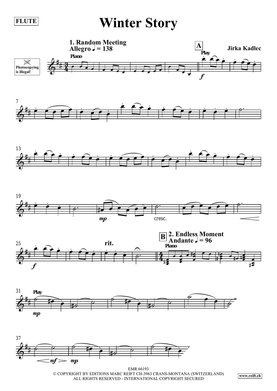 Winter Story Winter Story Flute Solo scores gallery preview page 4