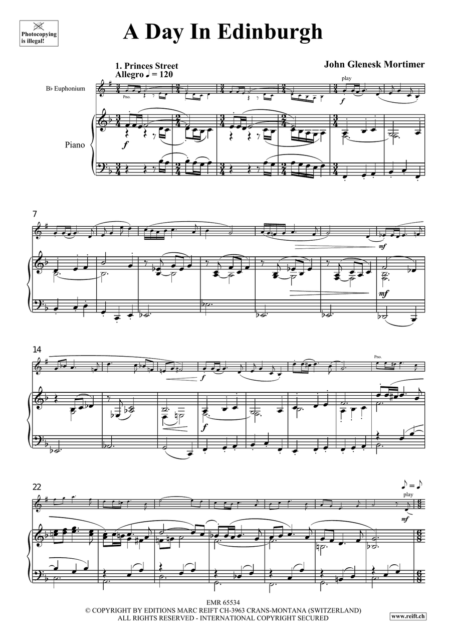 A Day In Edinburgh A Day In Edinburgh Euphonium scores gallery preview page 4