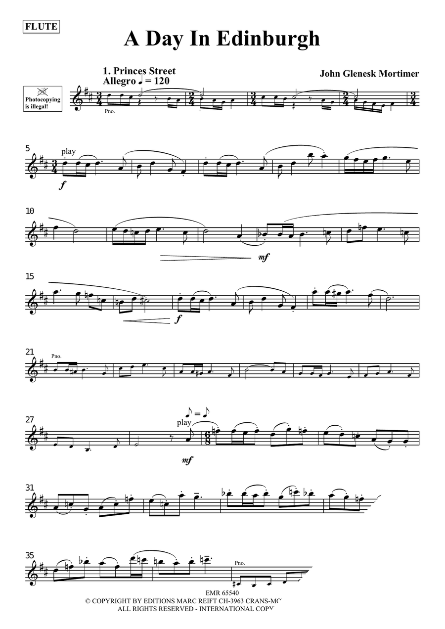 A Day In Edinburgh A Day In Edinburgh Flute Solo scores gallery preview page 3