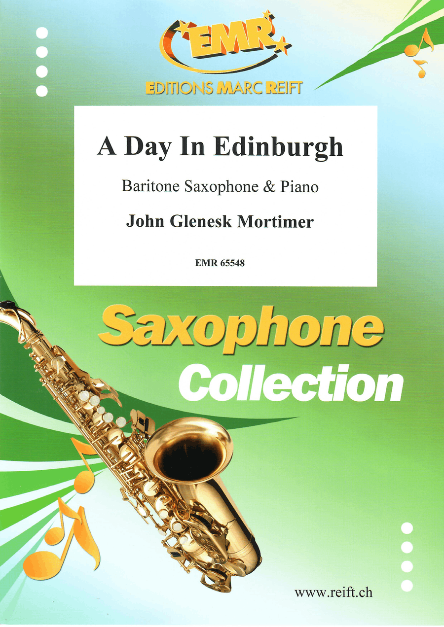 A Day In Edinburgh A Day In Edinburgh Baritone Saxophone scores gallery preview page 1