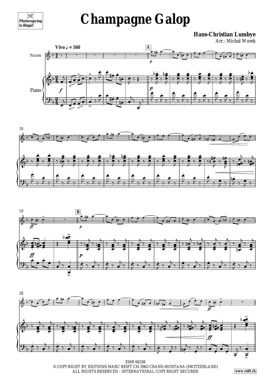 Champagne Galop Champagne Galop Piccolo scores gallery preview page 4