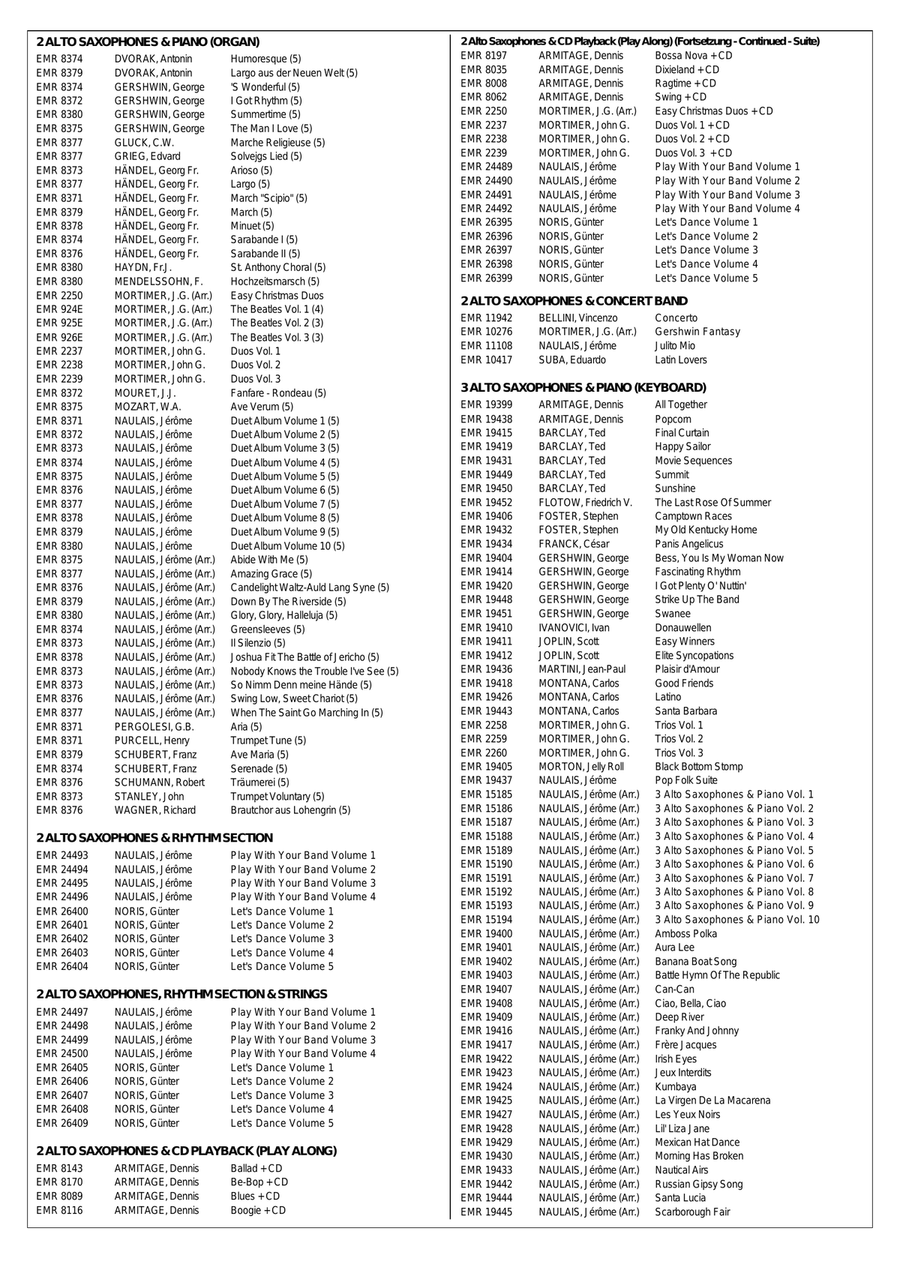 Champagne Galop Champagne Galop Alto Saxophone scores gallery preview page 6