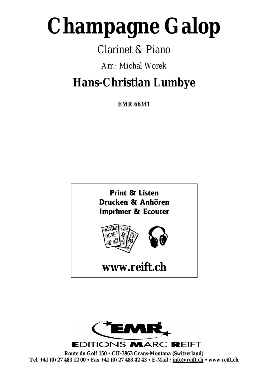 Champagne Galop Champagne Galop Clarinet Solo scores gallery preview page 2