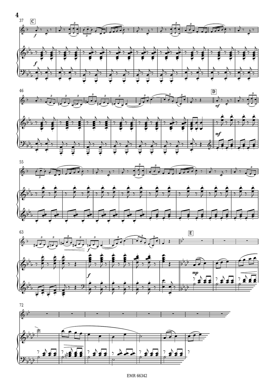 Champagne Galop Champagne Galop Bass Clarinet scores gallery preview page 5