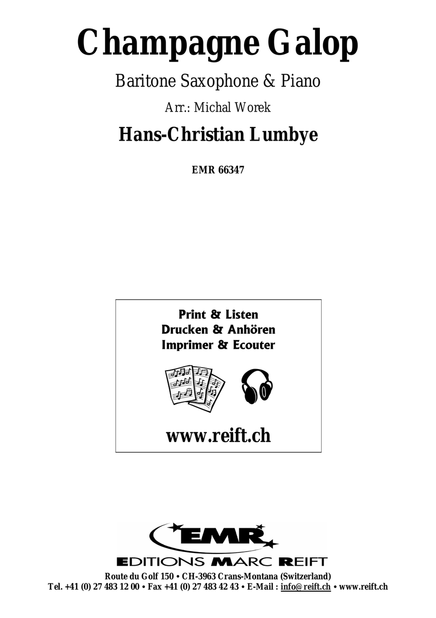 Champagne Galop Champagne Galop Baritone Saxophone scores gallery preview page 2