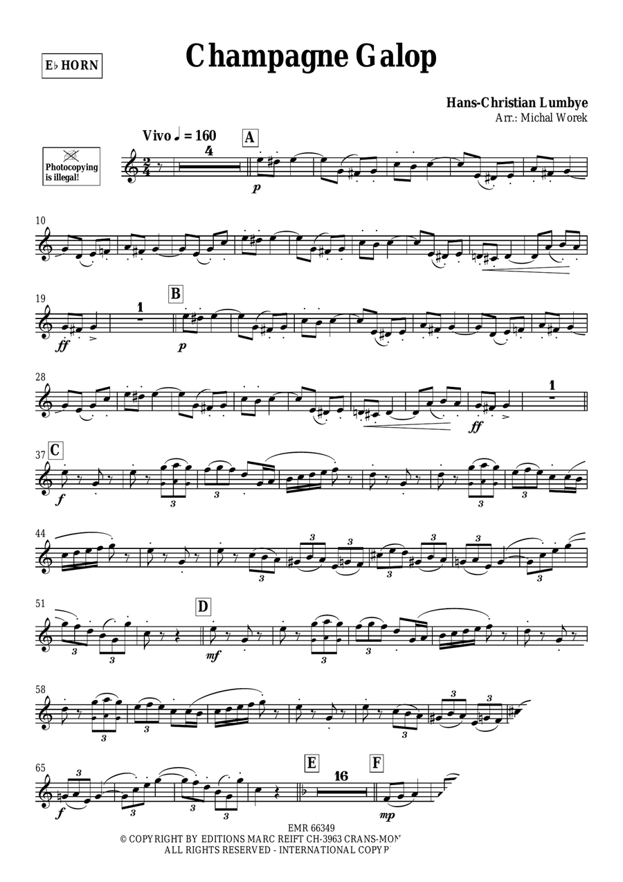 Champagne Galop Champagne Galop Horn scores gallery preview page 3