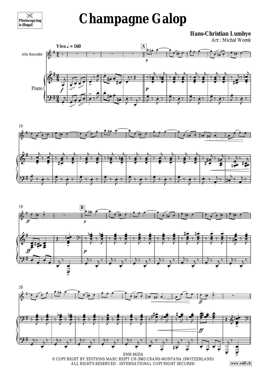 Champagne Galop Champagne Galop Alto Recorder scores gallery preview page 4