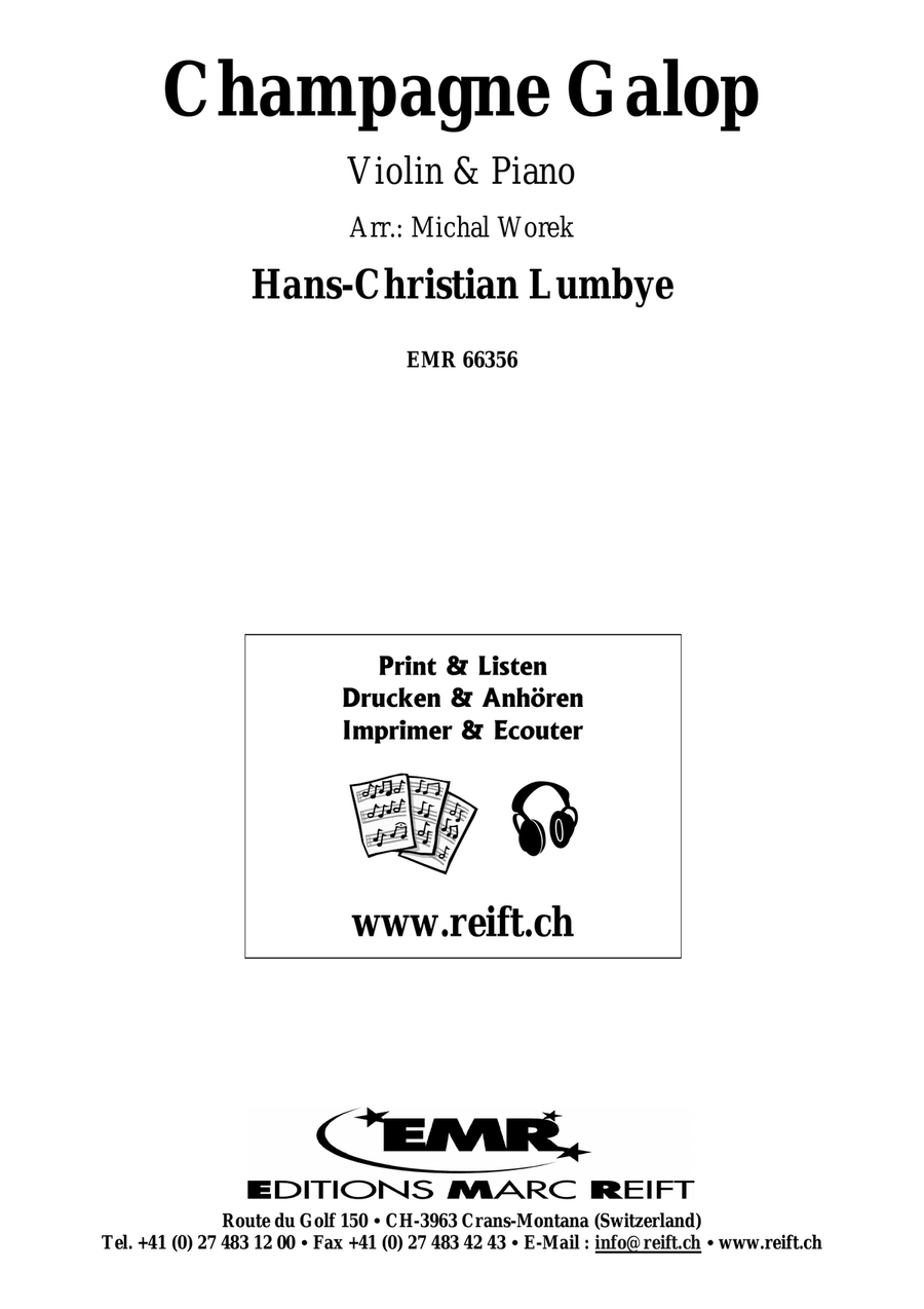 Champagne Galop Champagne Galop Violin Solo scores gallery preview page 2