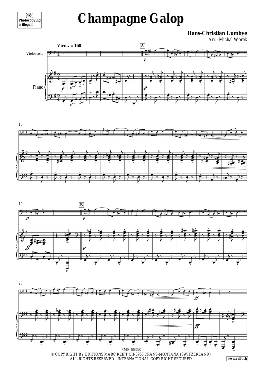 Champagne Galop Champagne Galop Piano Accompaniment scores gallery preview page 4