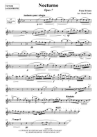 Nocturno Tenor Saxophone scores gallery preview page 3