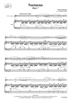 Nocturno Tenor Saxophone scores gallery preview page 4