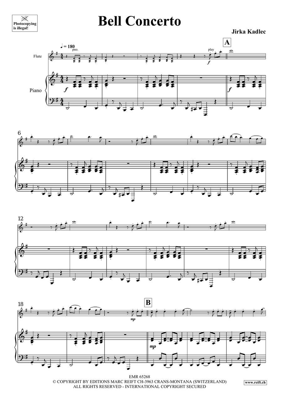 Bell Concerto Flute Solo scores gallery preview page 5
