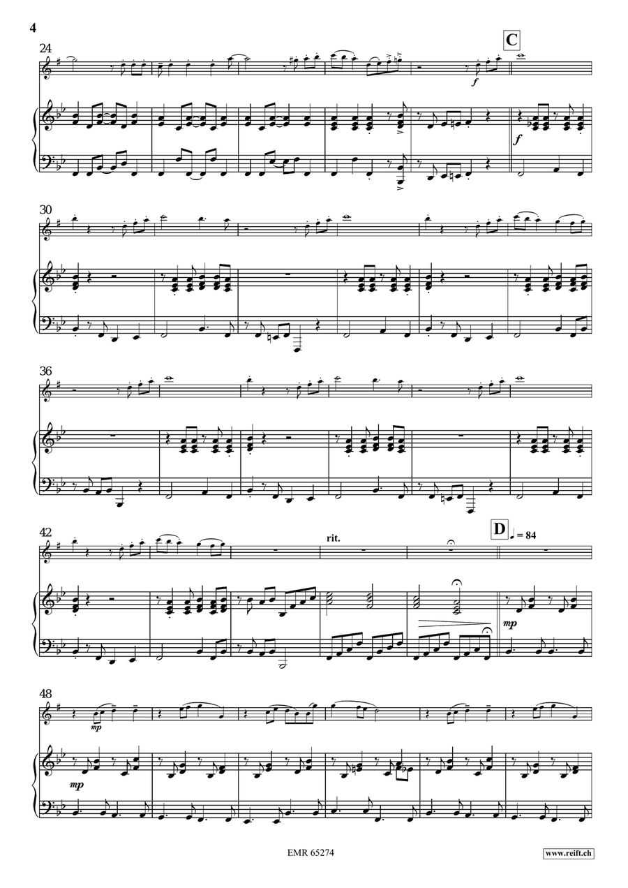 Bell Concerto Bell Concerto Alto Saxophone scores gallery preview page 6