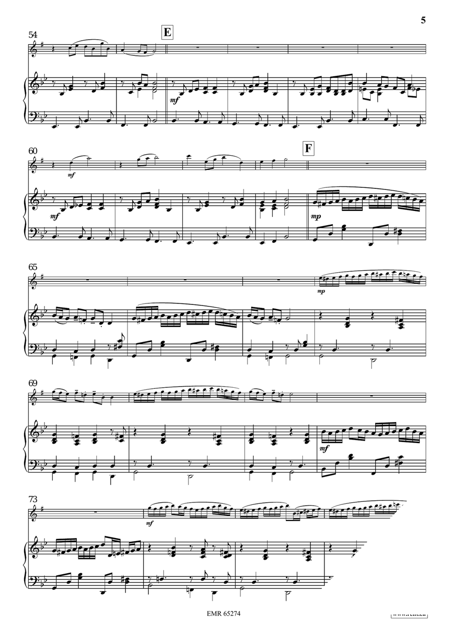 Bell Concerto Bell Concerto Alto Saxophone scores gallery preview page 7