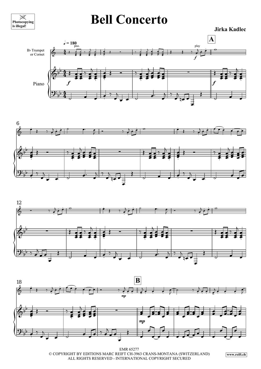 Bell Concerto Bell Concerto Cornet scores gallery preview page 5