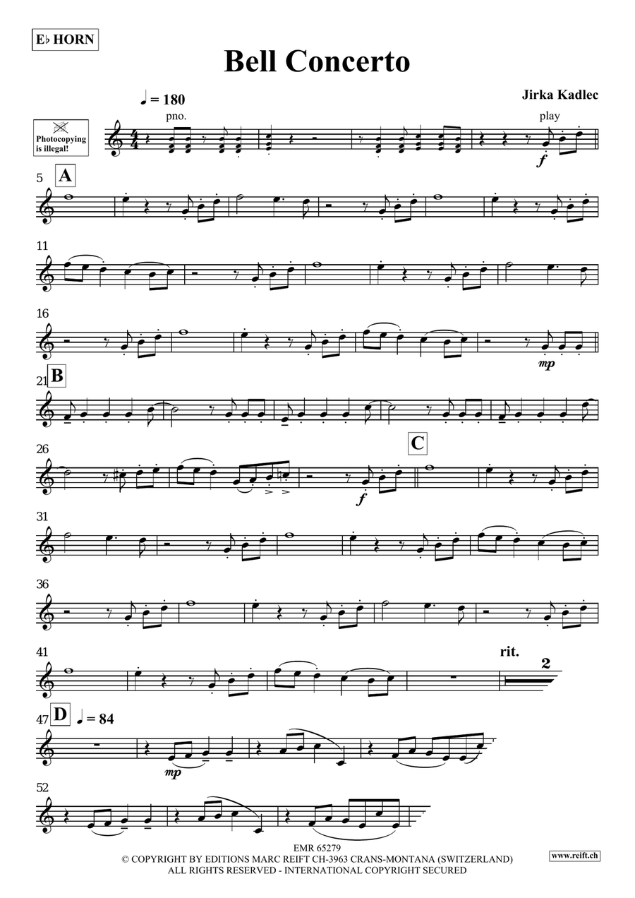 Bell Concerto Bell Concerto Horn scores gallery preview page 4