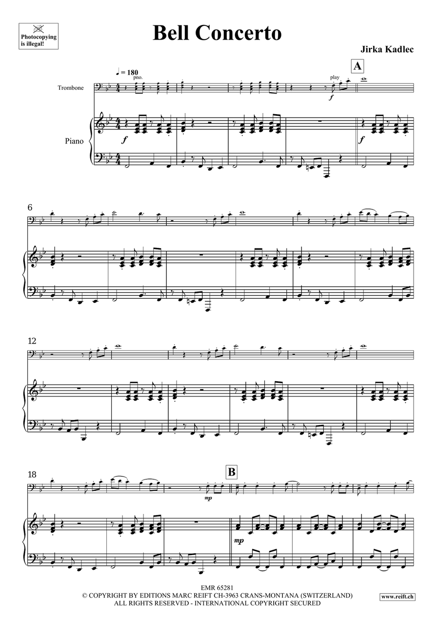 Bell Concerto Bell Concerto Piano Accompaniment scores gallery preview page 5
