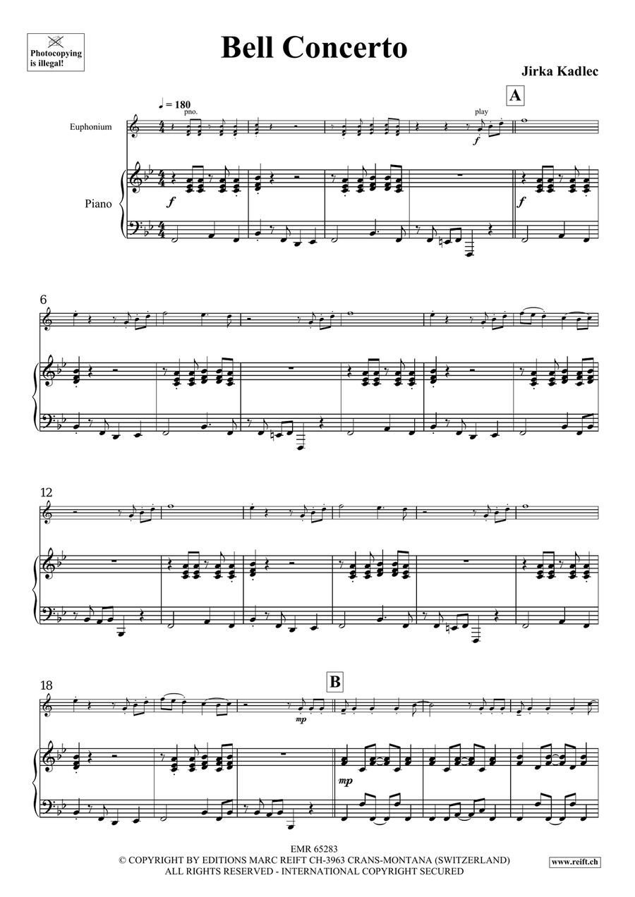 Bell Concerto Bell Concerto Euphonium scores gallery preview page 5