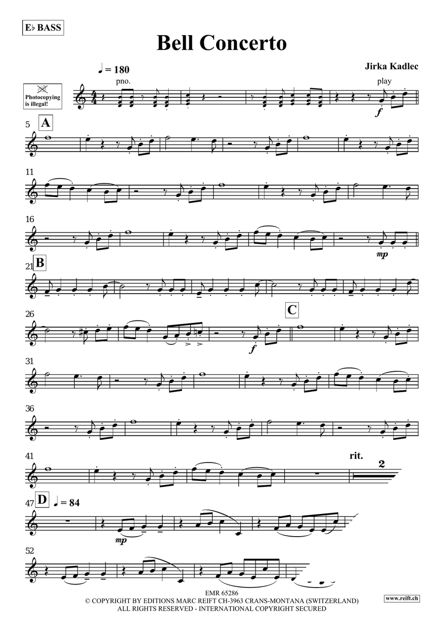 Bell Concerto Bell Concerto Voice Solo scores gallery preview page 4