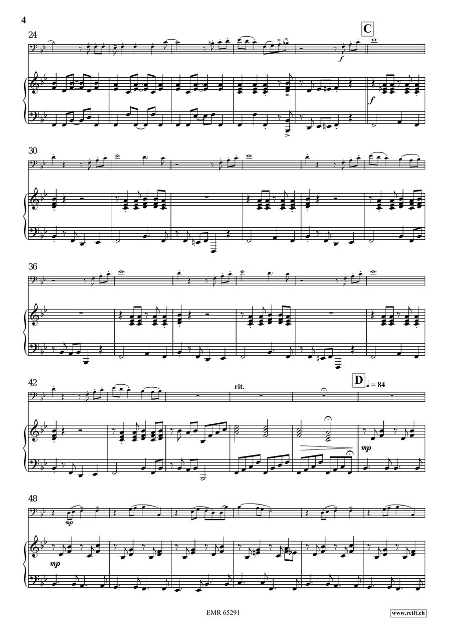 Bell Concerto Bell Concerto Double Bass scores gallery preview page 6