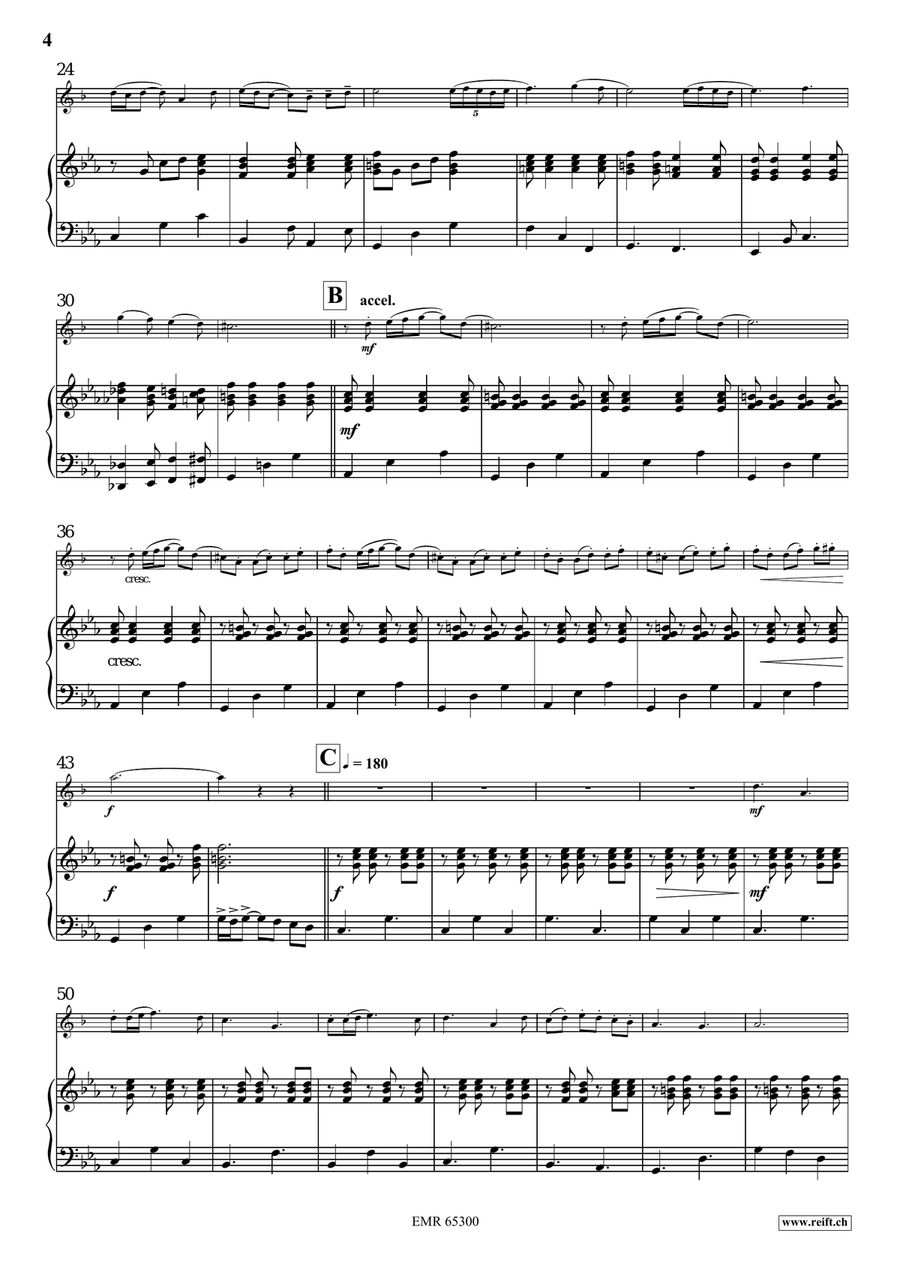 Spanish Drift Spanish Drift Tenor Saxophone scores gallery preview page 6