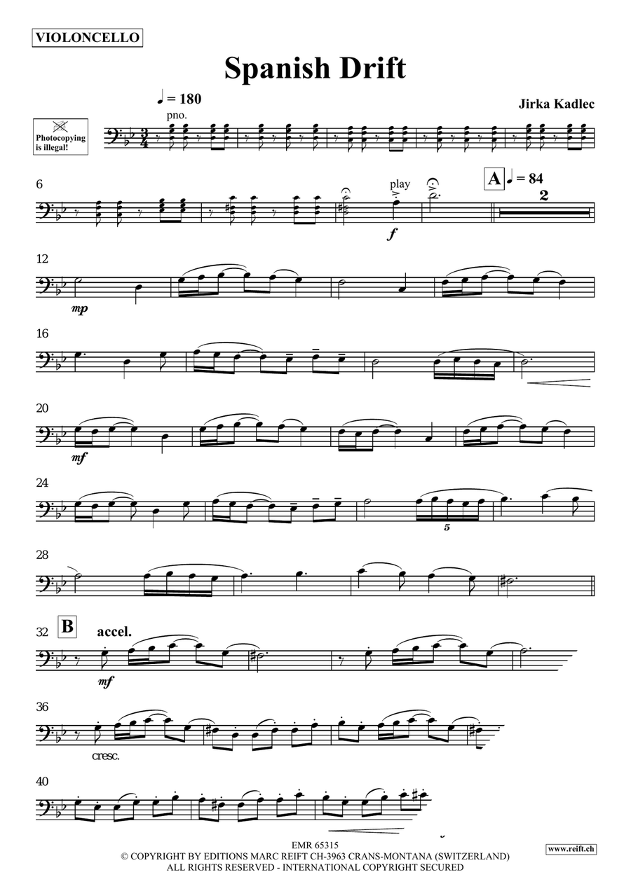Spanish Drift Spanish Drift Piano Accompaniment scores gallery preview page 4