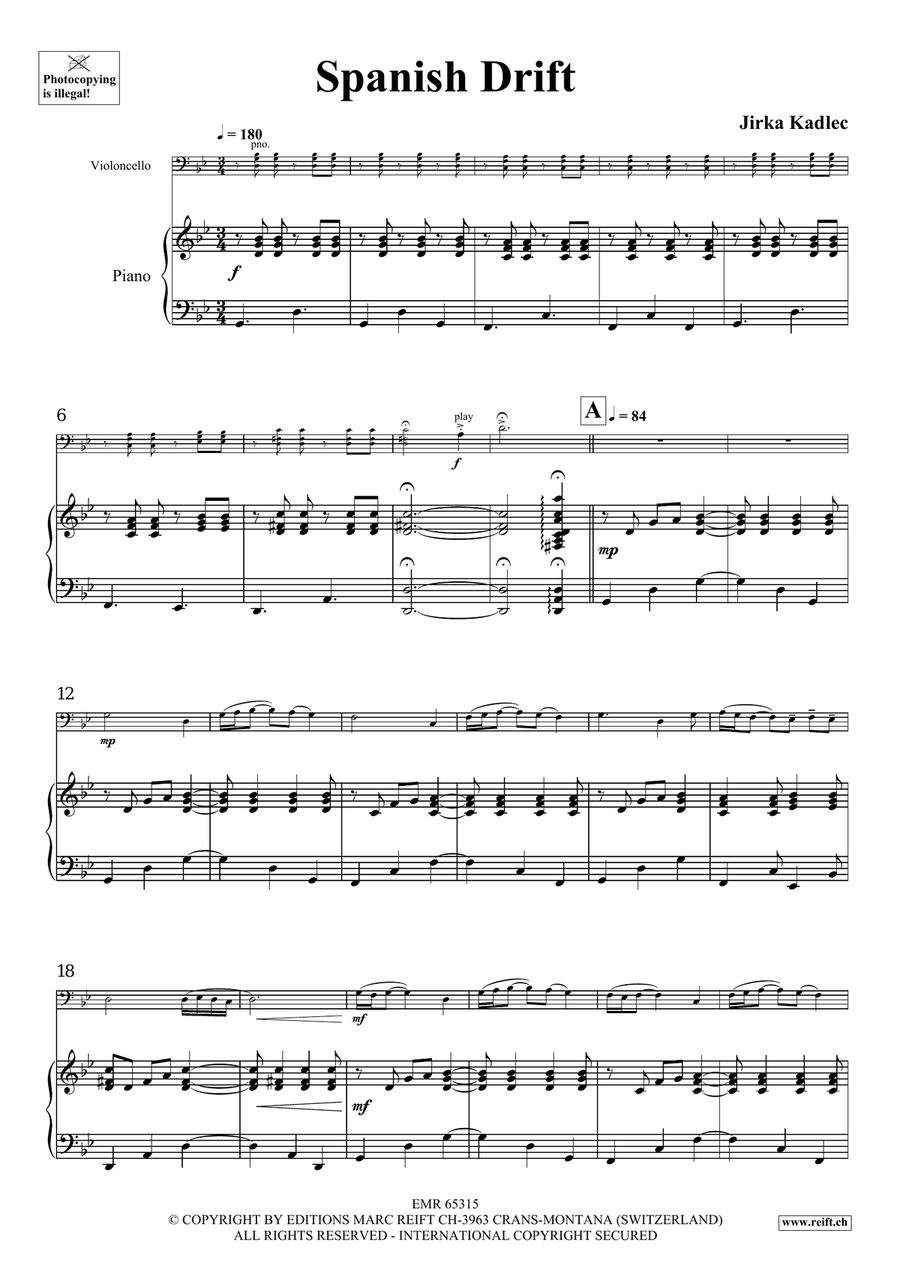 Spanish Drift Spanish Drift Piano Accompaniment scores gallery preview page 5