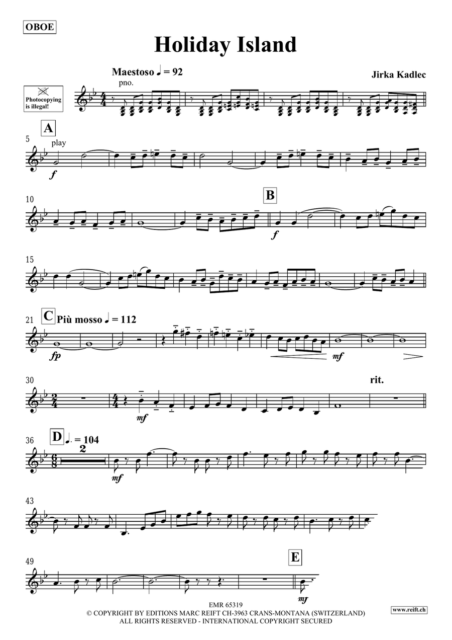 Holiday Island Holiday Island Piano Accompaniment scores gallery preview page 4